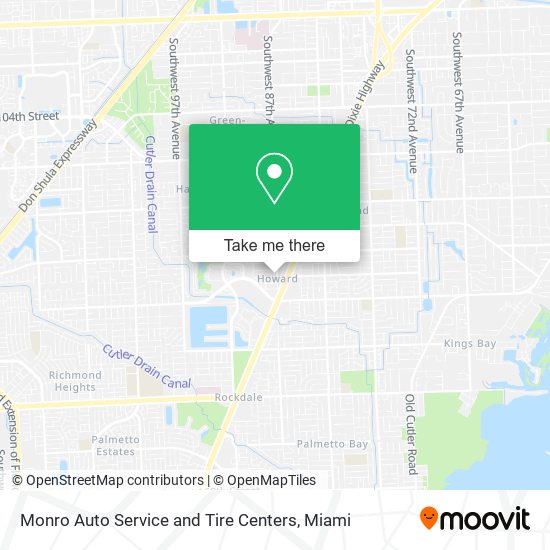 Monro Auto Service and Tire Centers map