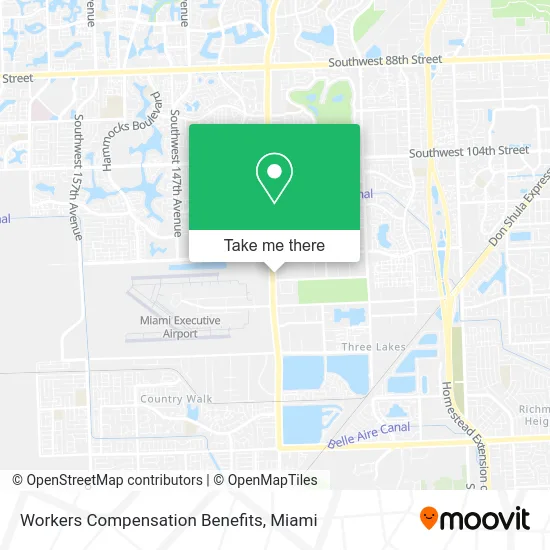 Workers Compensation Benefits map