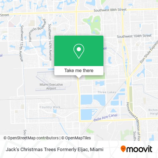 Mapa de Jack's Christmas Trees Formerly Eljac