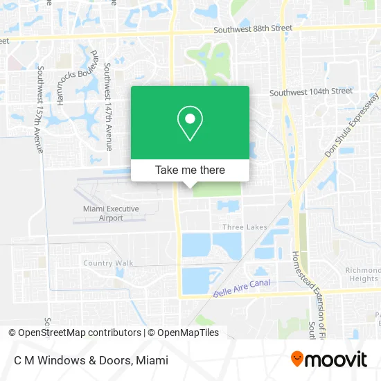 C M Windows & Doors map