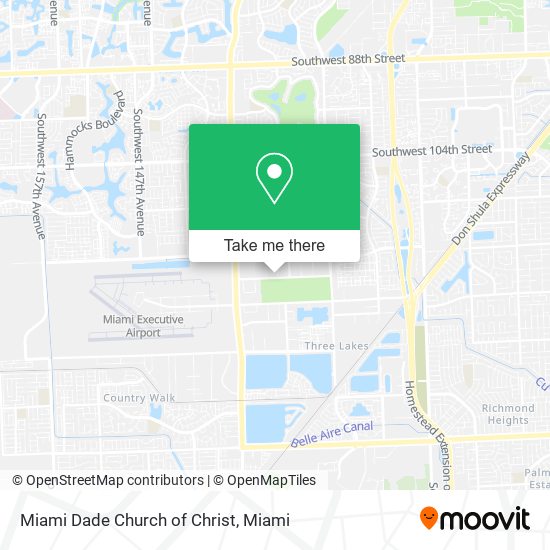 Mapa de Miami Dade Church of Christ
