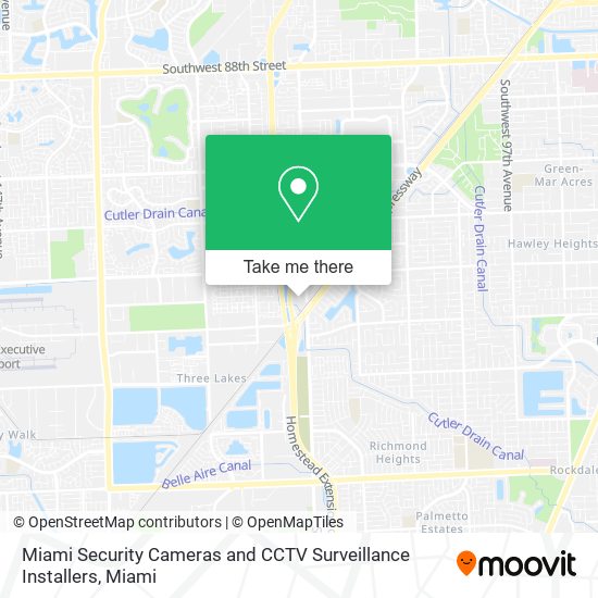 Mapa de Miami Security Cameras and CCTV Surveillance Installers