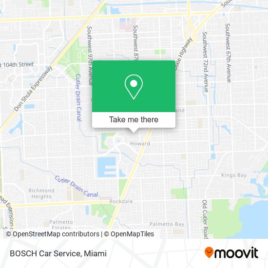 BOSCH Car Service map