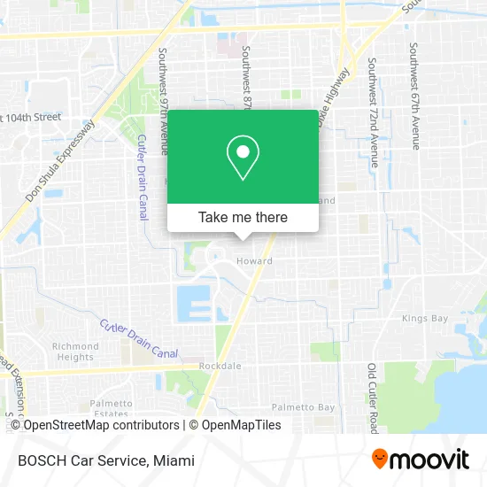 BOSCH Car Service map