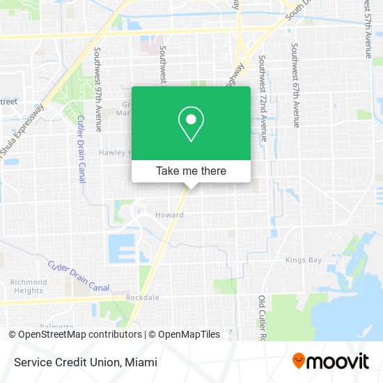 Service Credit Union map