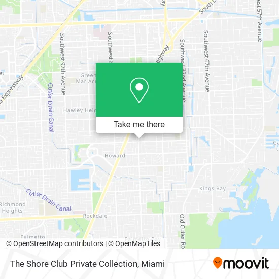 The Shore Club Private Collection map