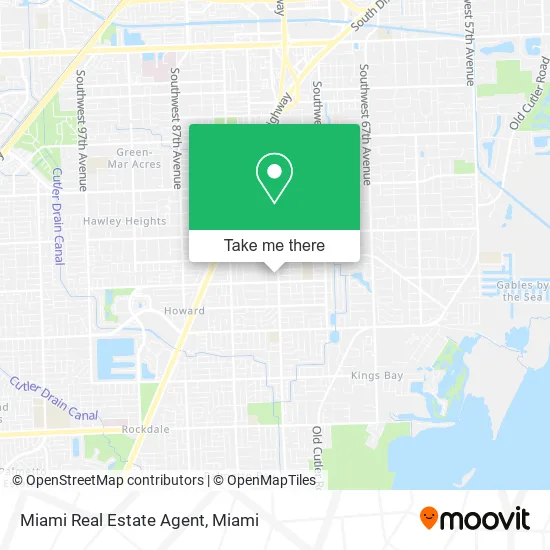 Miami Real Estate Agent map