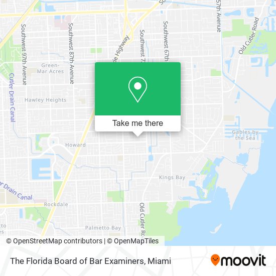 Mapa de The Florida Board of Bar Examiners