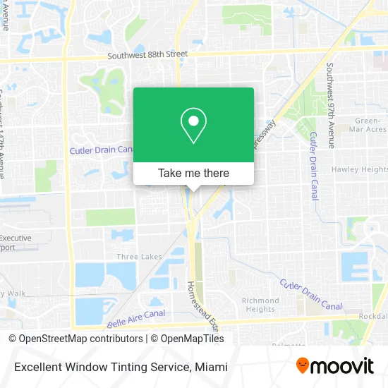Excellent Window Tinting Service map