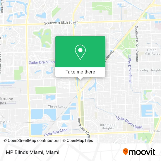MP Blinds Miami map