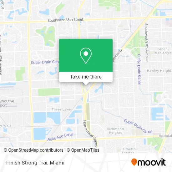 Finish Strong Trai map