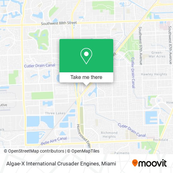 Algae-X International Crusader Engines map