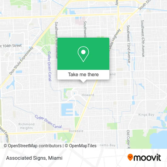 Associated Signs map