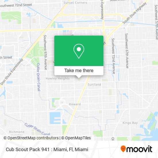 Mapa de Cub Scout Pack 941 : Miami, Fl