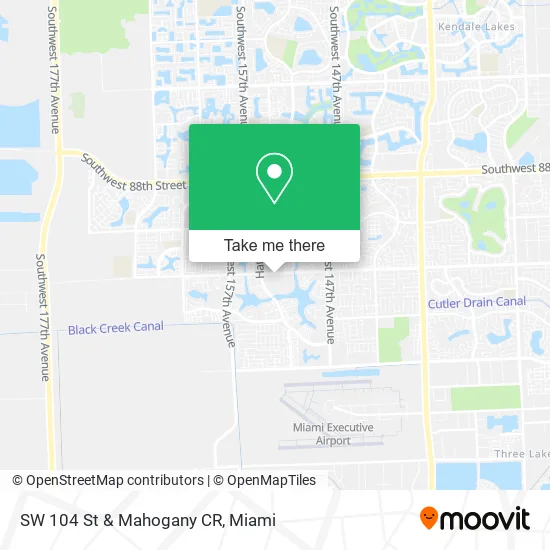 Mapa de SW 104 St & Mahogany CR