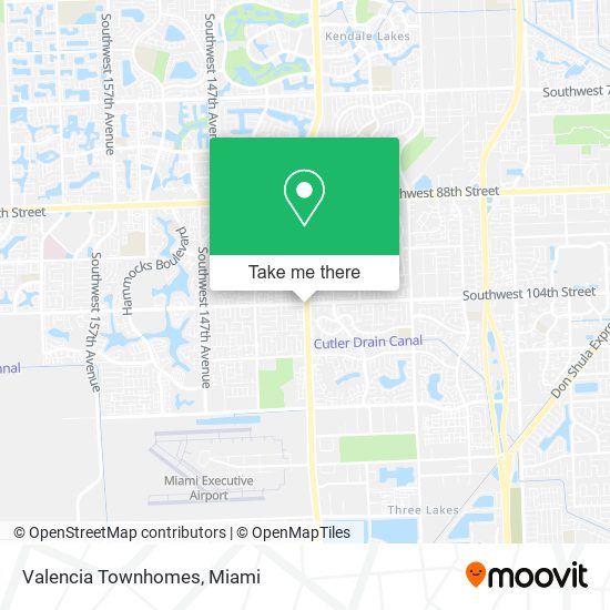 Valencia Townhomes map