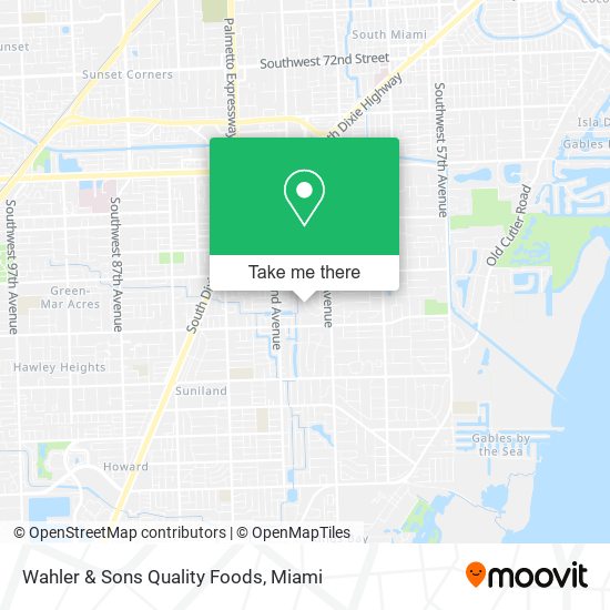 Wahler & Sons Quality Foods map