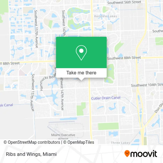 Ribs and Wings map