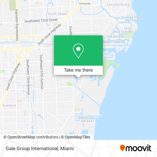 Gale Group International map