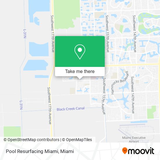 Mapa de Pool Resurfacing Miami