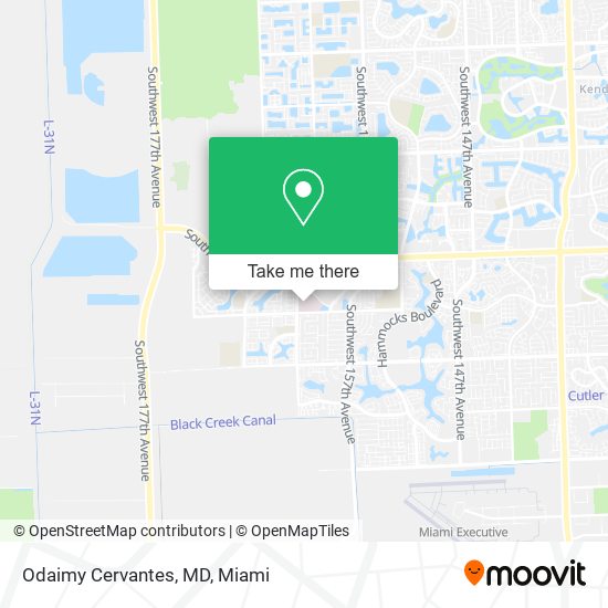 Mapa de Odaimy Cervantes, MD