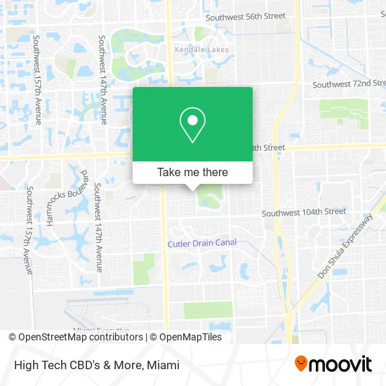 High Tech CBD's & More map