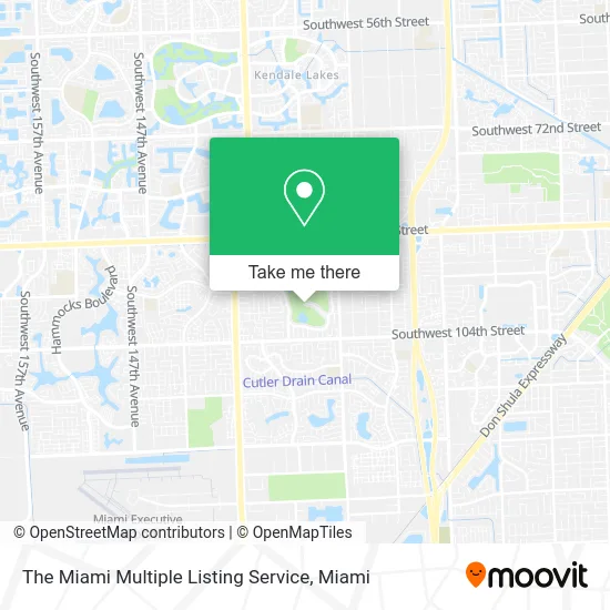 The Miami Multiple Listing Service map