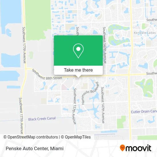 Penske Auto Center map