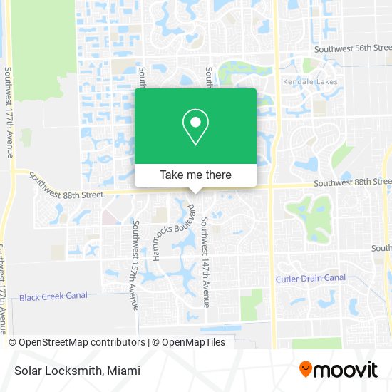 Solar Locksmith map