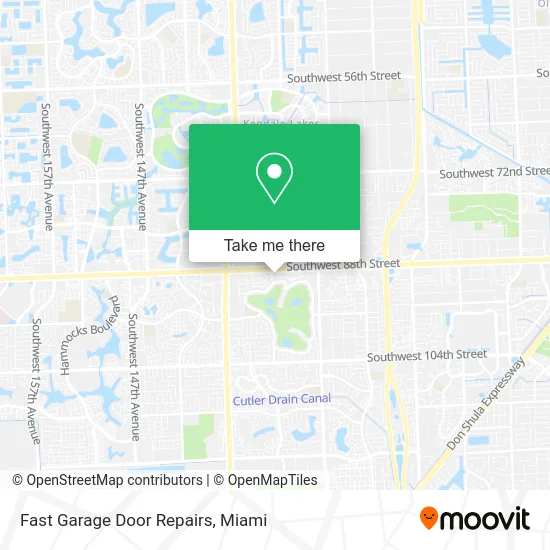Fast Garage Door Repairs map