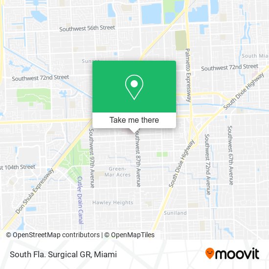 Mapa de South Fla. Surgical GR