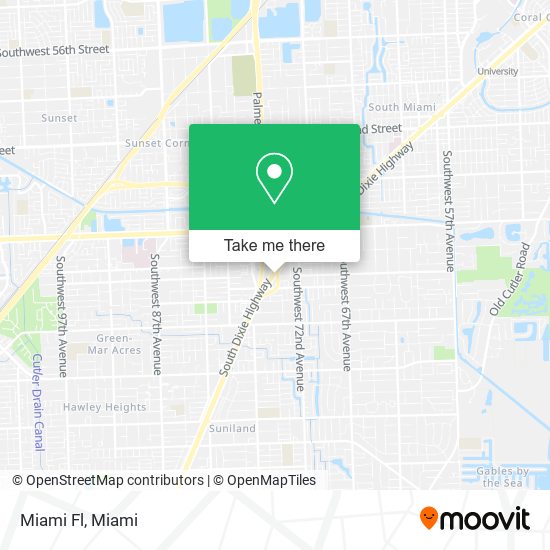 Miami Fl map