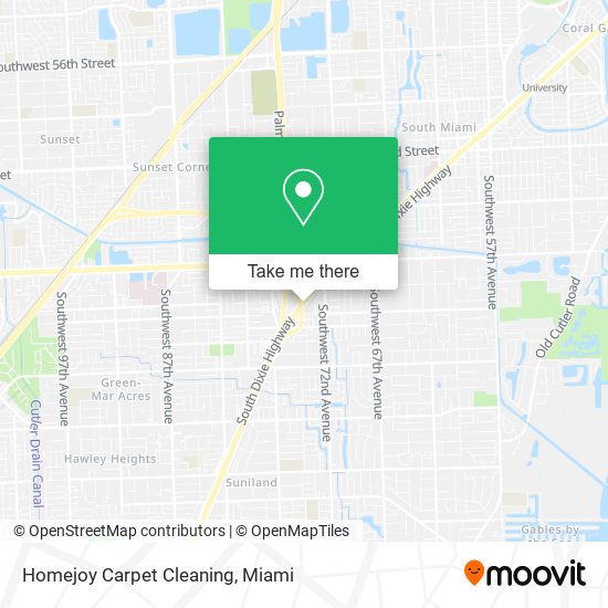 Mapa de Homejoy Carpet Cleaning