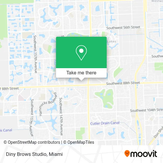 Diny Brows Studio map
