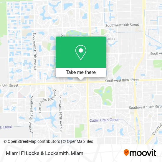 Miami Fl Locks & Locksmith map