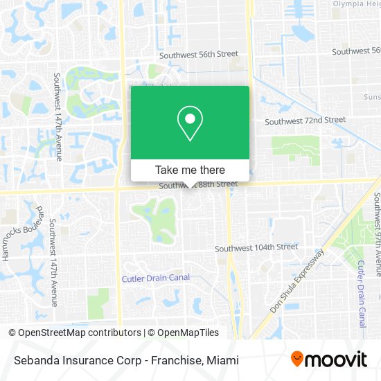 Mapa de Sebanda Insurance Corp - Franchise