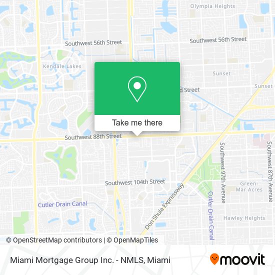 Mapa de Miami Mortgage Group Inc. - NMLS