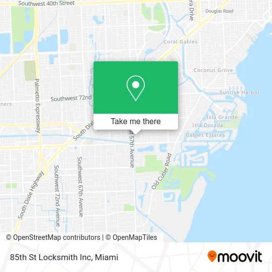 85th St Locksmith Inc map