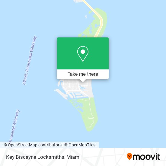 Mapa de Key Biscayne Locksmiths