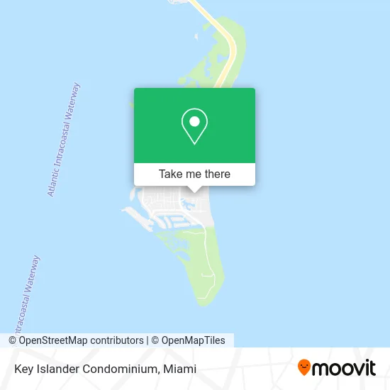 Key Islander Condominium map