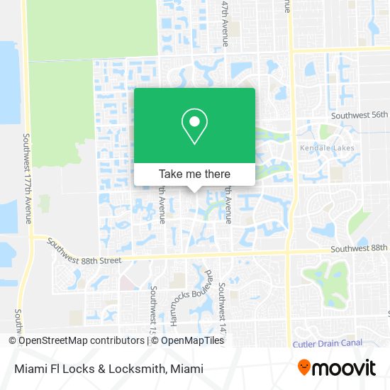 Miami Fl Locks & Locksmith map