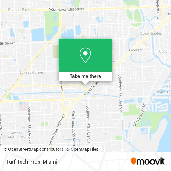 Mapa de Turf Tech Pros