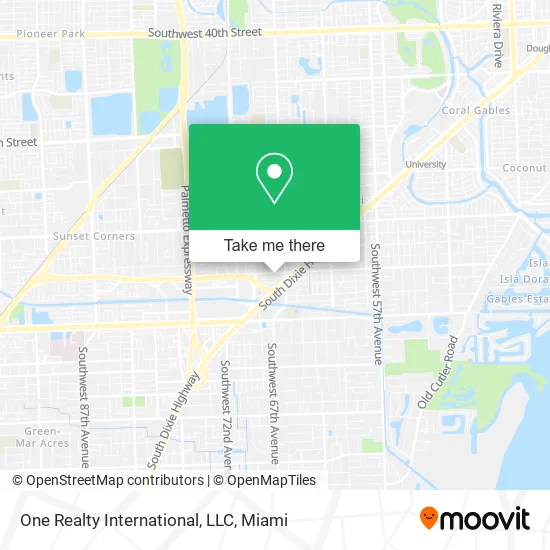 Mapa de One Realty International, LLC