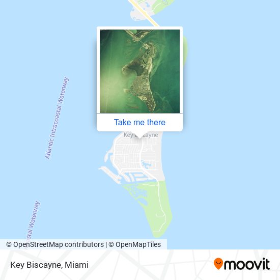 Mapa de Key Biscayne