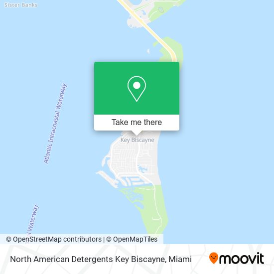 Mapa de North American Detergents Key Biscayne