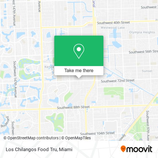 Los Chilangos Food Tru map
