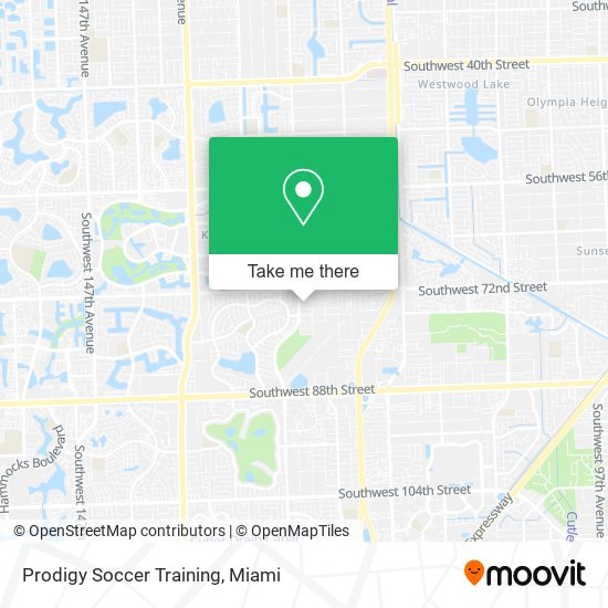 Mapa de Prodigy Soccer Training