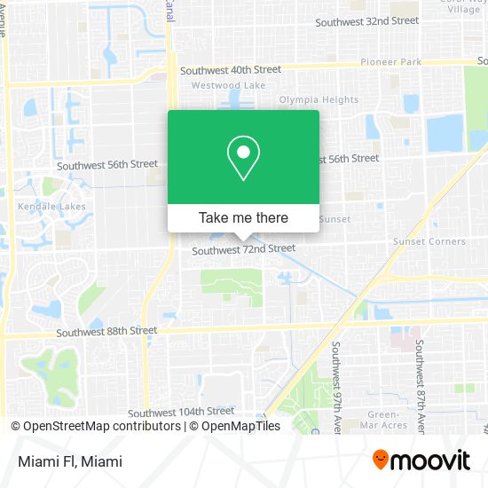 Miami Fl map