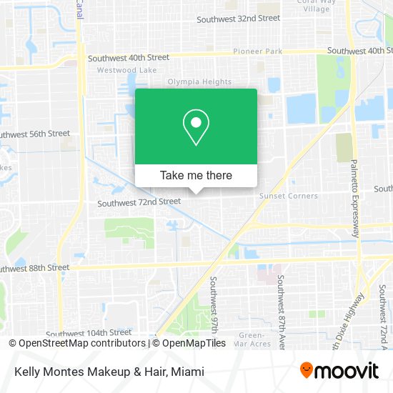 Mapa de Kelly Montes Makeup & Hair