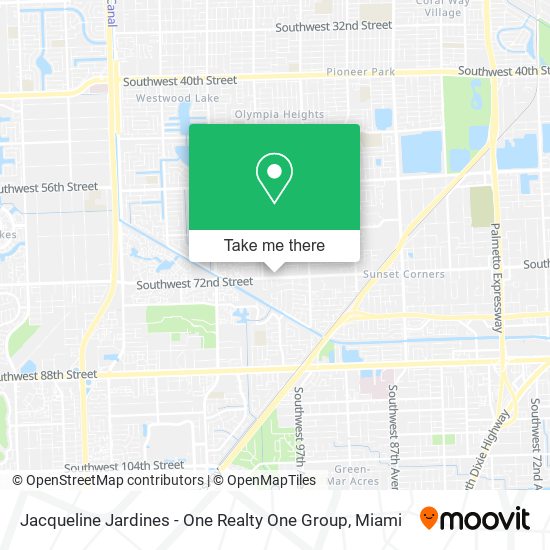 Jacqueline Jardines - One Realty One Group map